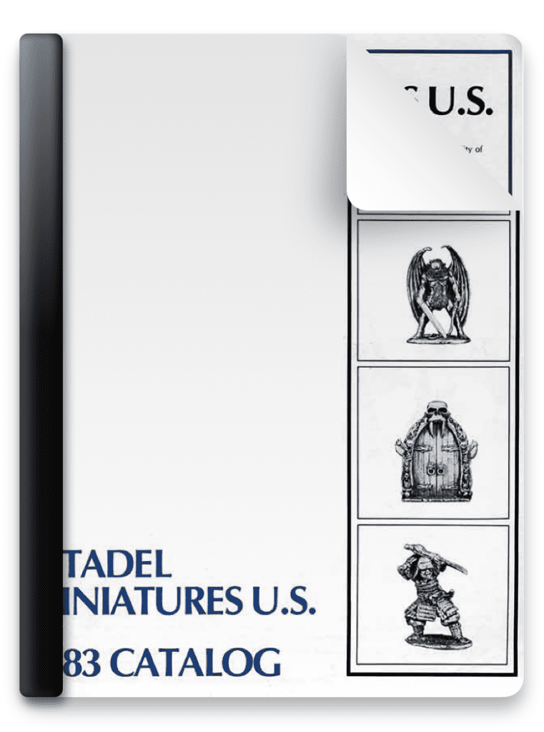 1983 Citadel Miniatures Catalog US Free PDF Download Build