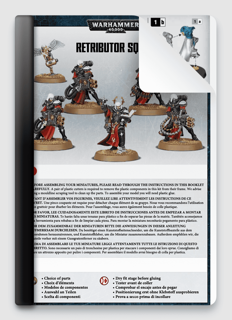 Adepta Sororitas Retributor Squad HQ ALT