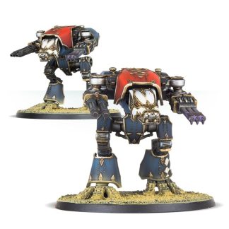 Adeptus Titanicus Warhound Scout Titans Completed Model Set