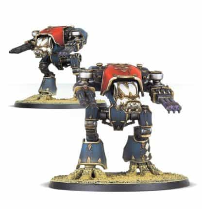Adeptus Titanicus Warhound Scout Titans Completed Model Set
