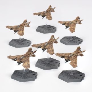 Aeronautica Imperialis Imperial Navy Lightning Fighters Completed Model Set