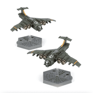 Aeronautica Imperialis Marauder Colossus Bombers Completed Model Set