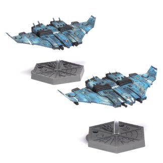 Aeronautica Imperialis Tau Air Caste Tiger Shark Fighter Bombers Completed Model Set