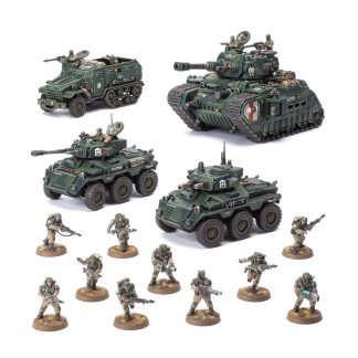 Armageddon Battalion Astra Militarum Completed Model Set