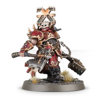 Aspiring Deathbringer with Goreaxe and Skullhammer Completed Model Set