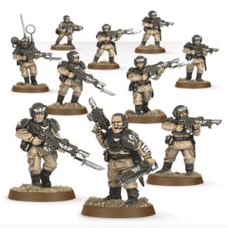 Astra Militarum Cadian Infantry Squad Completed Model Set