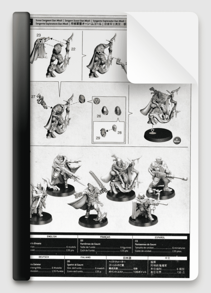 Gaunt's Ghosts Instructions Free Download Build Instructions