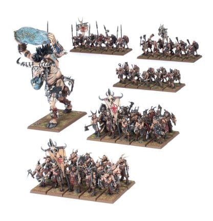Beastmen Brayherds Battalion Completed Model Set