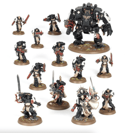 Black Templars Army Set Completed Model Set