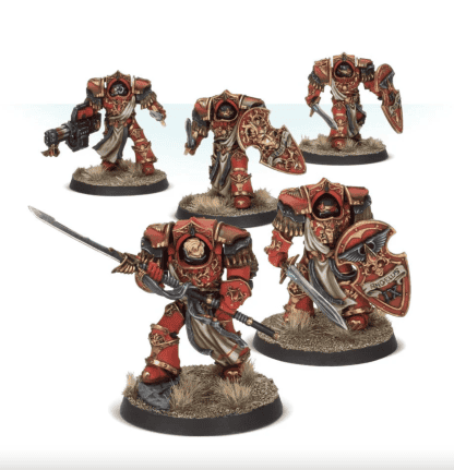 Blood Angels Crimson Paladins Completed Model Set