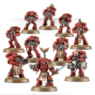 Blood Angels Tactical Squad Completed Model Set
