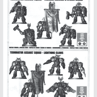 Blood Angels Terminator Assault Squad HQ