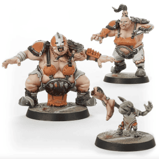 Blood Bowl Ogre Team Booster Completed Model Set