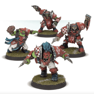 Blood Bowl Orc Team Booster Completed Model Set