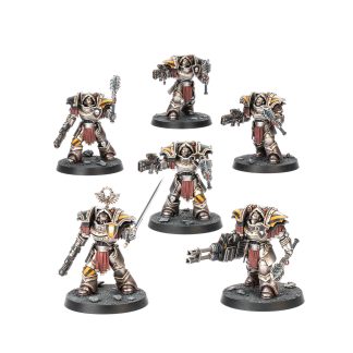 Cataphractii Terminators with Volkite Chargers and Power Mauls Completed Model Set