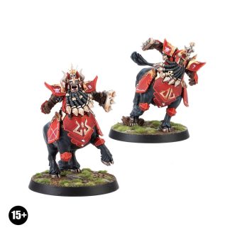 Chaos Dwarf Bull Centaurs Completed Model Set