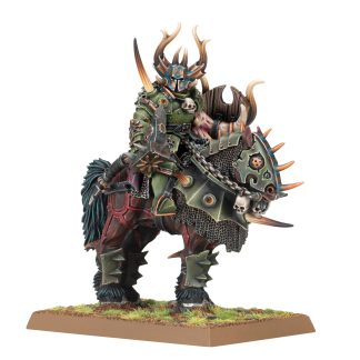 Chaos Lord On Daemonic Mount The Old World Completed Model Set