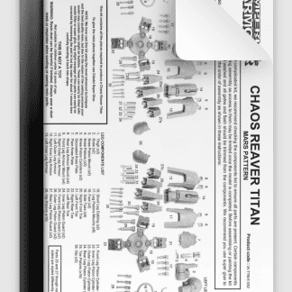 Chaos Reaver Titan Body and Weapons