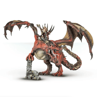 Chaos Vorgaroth the Scarred on Skalok the Skull Host of Khorne Completed Model Set