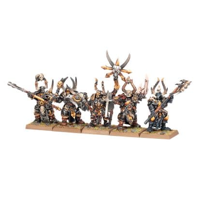 Chosen Chaos Warriors Command Completed Model Set