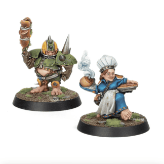 Cindy Piewhistle and Puggy Baconbreath Completed Model Set