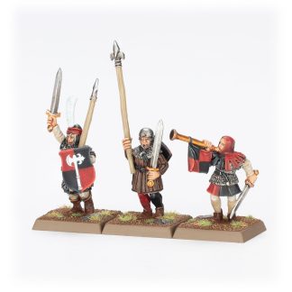 Classic Men At Arms With Spears Command Completed Model Set