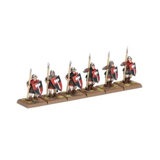 Classic Men At Arms With Spears Completed Model Set