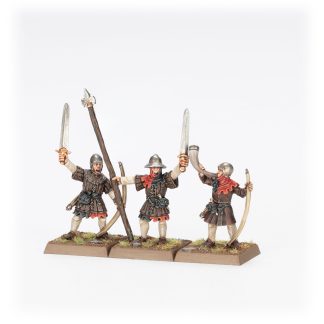 Classic Peasant Bowmen Command Completed Model Set