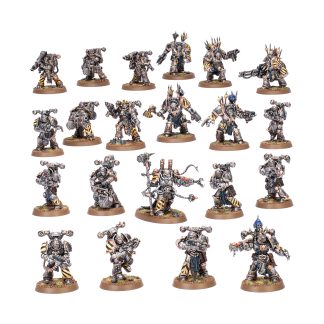 Combat Patrol Chaos Space Marines Iron Warriors Completed Model Set