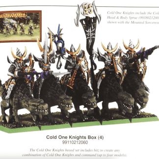 Dark Elf Cold One Knights Completed Model Set