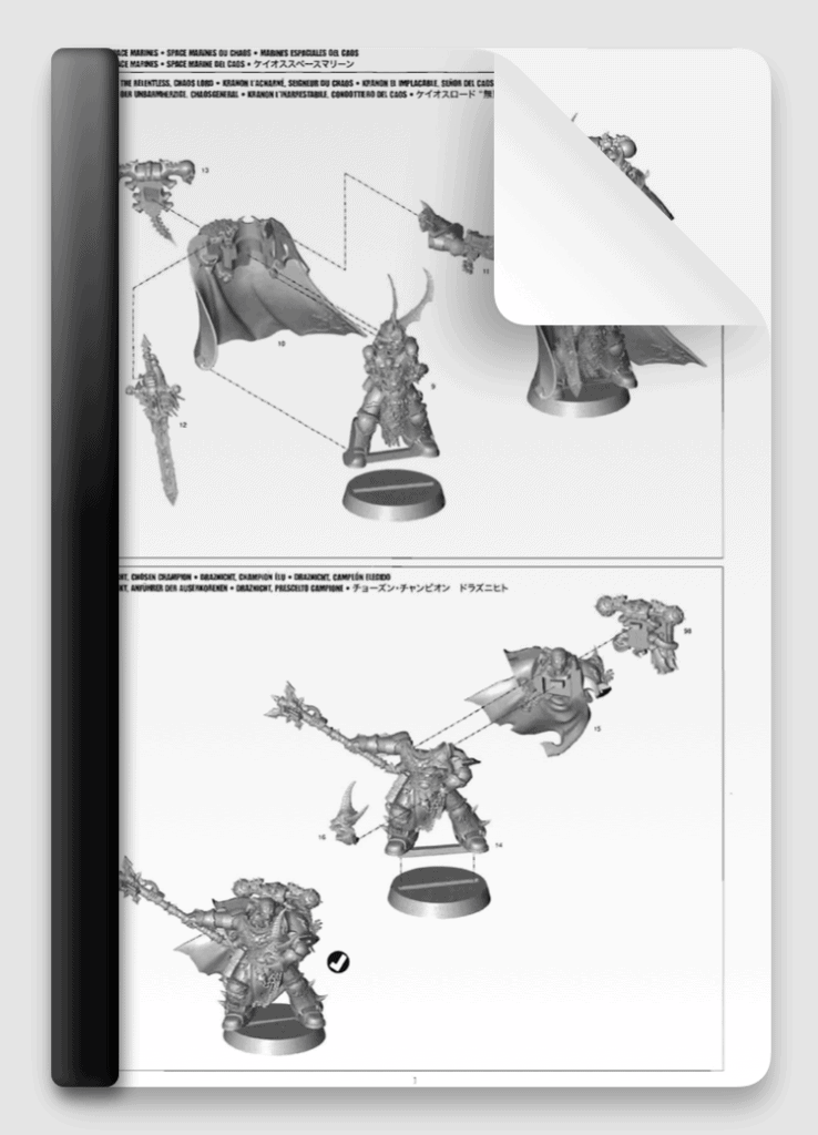 Warhammer 40K Dark Vengeance Box Set Instructions Free Download Build