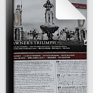 Dawners Triumph Instructions Cities of Sigmar Scenery
