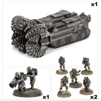 Death Korps of Krieg Subterranean Assault Squad Completed Model Set