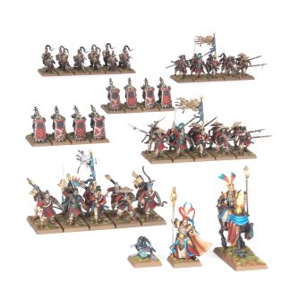 Defenders of the Great Bastion Army Reinforcement Set Completed Model Set