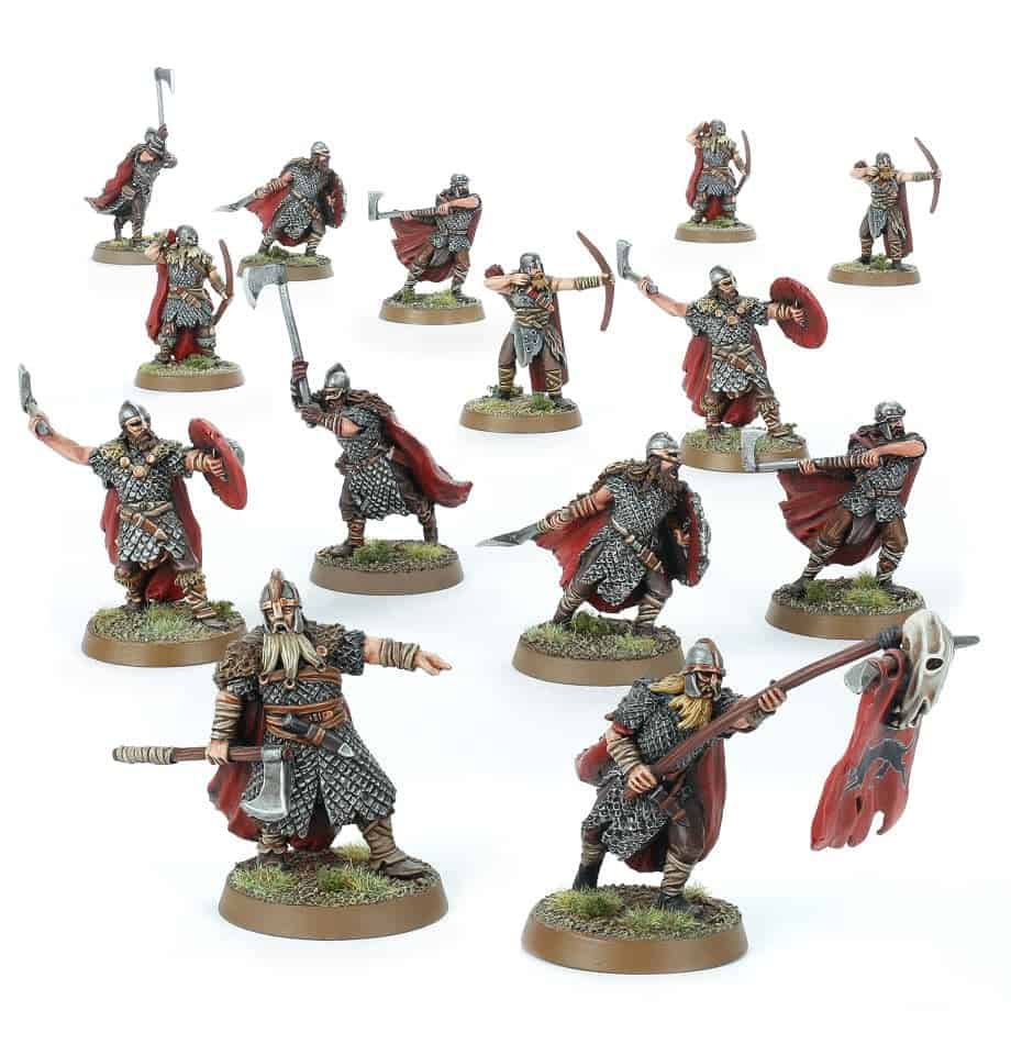 Dunlending Warrior Warband Completed Model Set