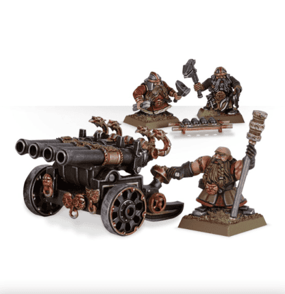 Dwarf Organ Gun Completed Model Set