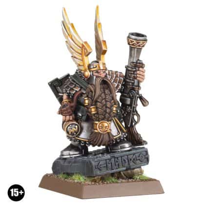 Dwarf Thane With Handgun On Oathstone Completed Model Set