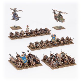 Dwarfen Mountain Holds Battalion Completed Model Set