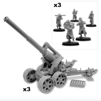 Earth Shaker Carriage Battery Completed Model Set