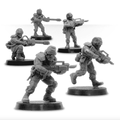 Elysian Flamer Demo Squad Completed Model Set
