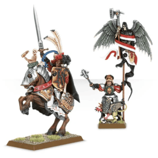 Empire General and Standard Bearer Completed Model Set