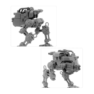 Forge World Imperial Guard Elysian Drop Sentinel Completed Model Set