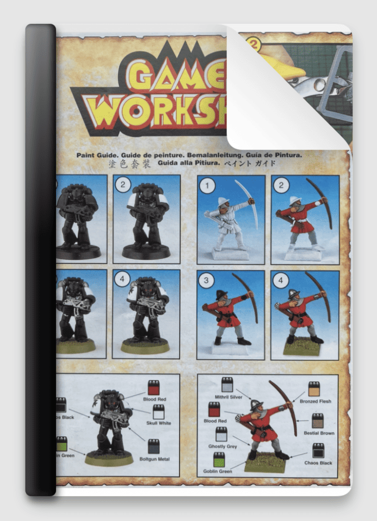 Games Paint Guide 1999 Free PDF Download Build Instructions