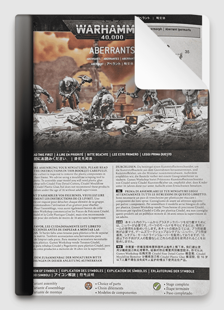 Aberrants Instructions Free Download - Build Instructions