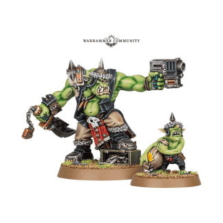 Gorzag Gitstompa and Nikkit Completed Model Set