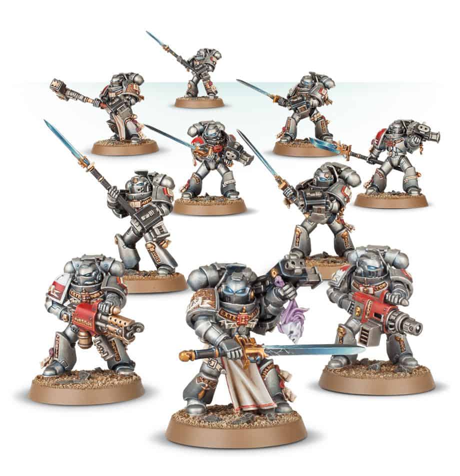 Grey Knights Strike Squad Completed Model Set