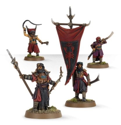 Haradrim Commanders Completed Model Set