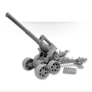 Heavy Artillery Carriage with Earth Shaker Cannon Completed Model Set