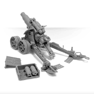 Heavy Artillery Carriage with Medusa Siege Gun Completed Model Set