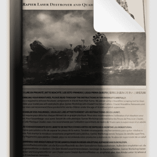 Horus Heresy Rapier Laser Destroyer And Quad Launcher Battery Instructions